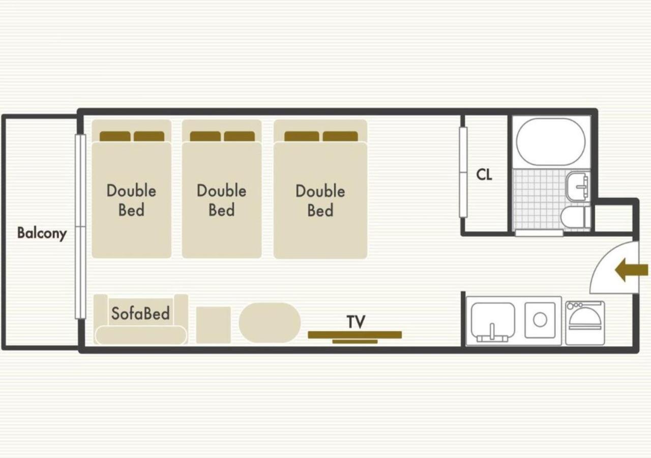 Apartamento Arkadia Ef Osaka Exterior foto